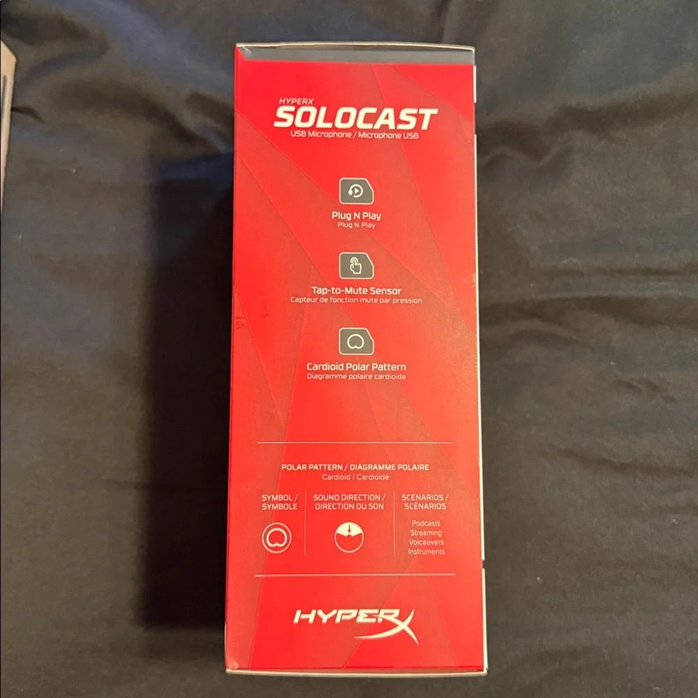BRAND NEW!!! HyperX SoloCast USB Microphone (Black)